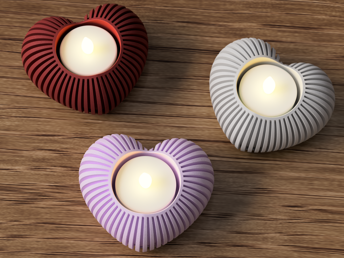 Sabre Design - Hjerteformet LED lysestage